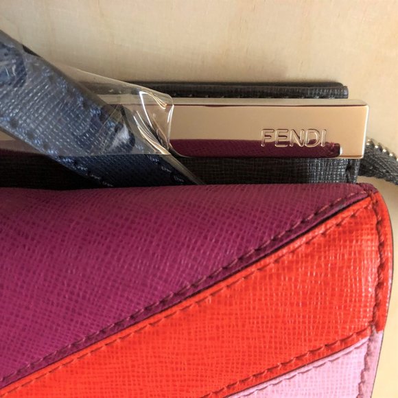 Fendi New Demi Jour Monster Crossbody Handbag Medium Size Strap Handle Purse - Picture 9 of 16